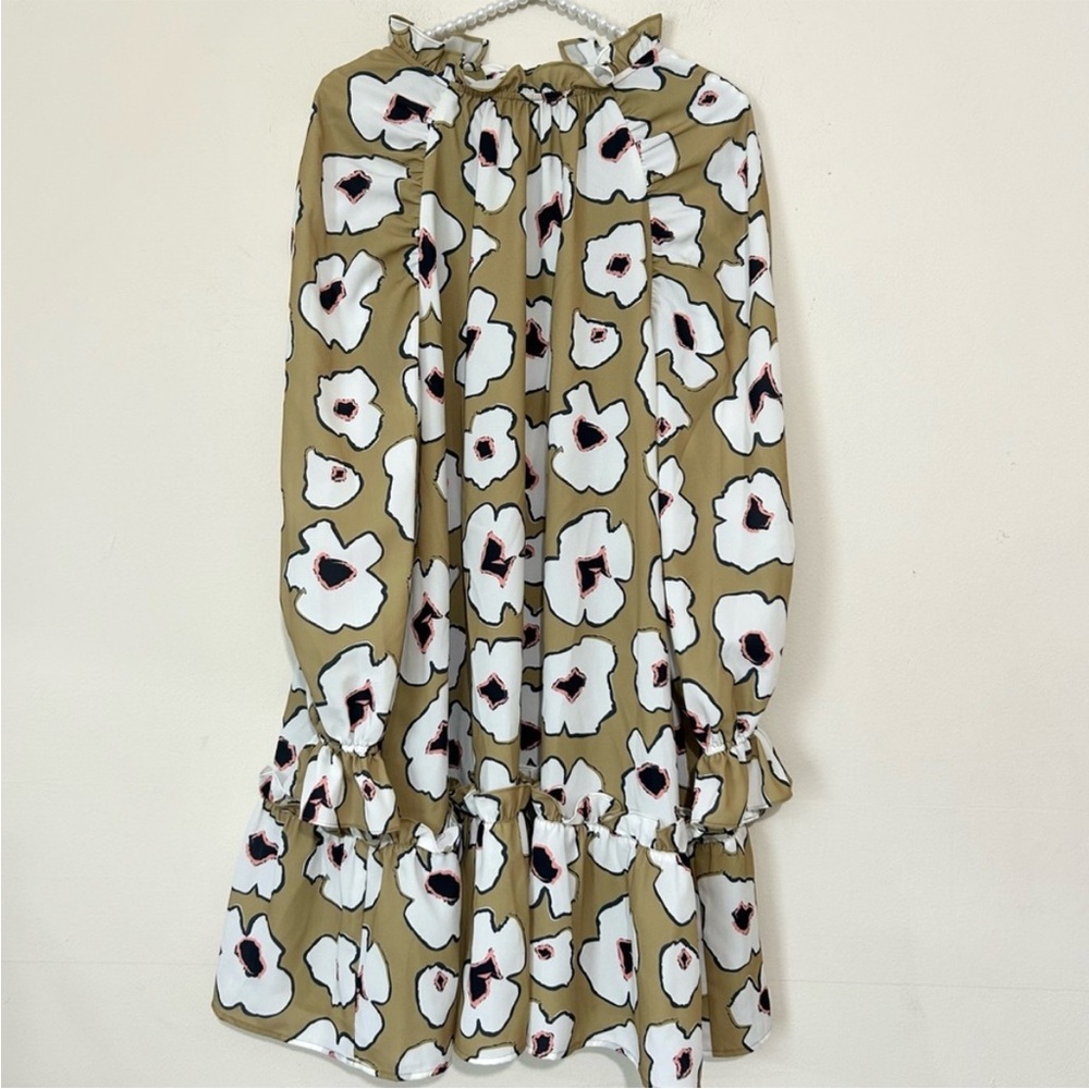 CROSBY by Mollie Burch Olive Meadow Floral Dress